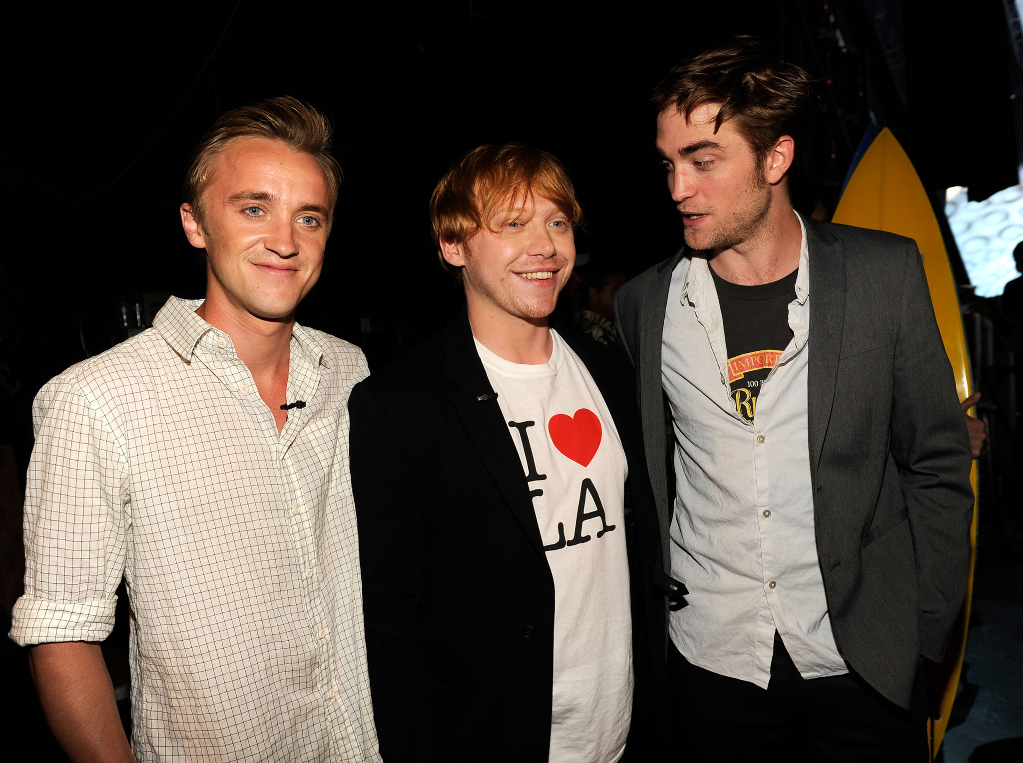 Tom Felton, Rupert Grint and Robert Pattinson at event of Teen Choice 2011 (2011)