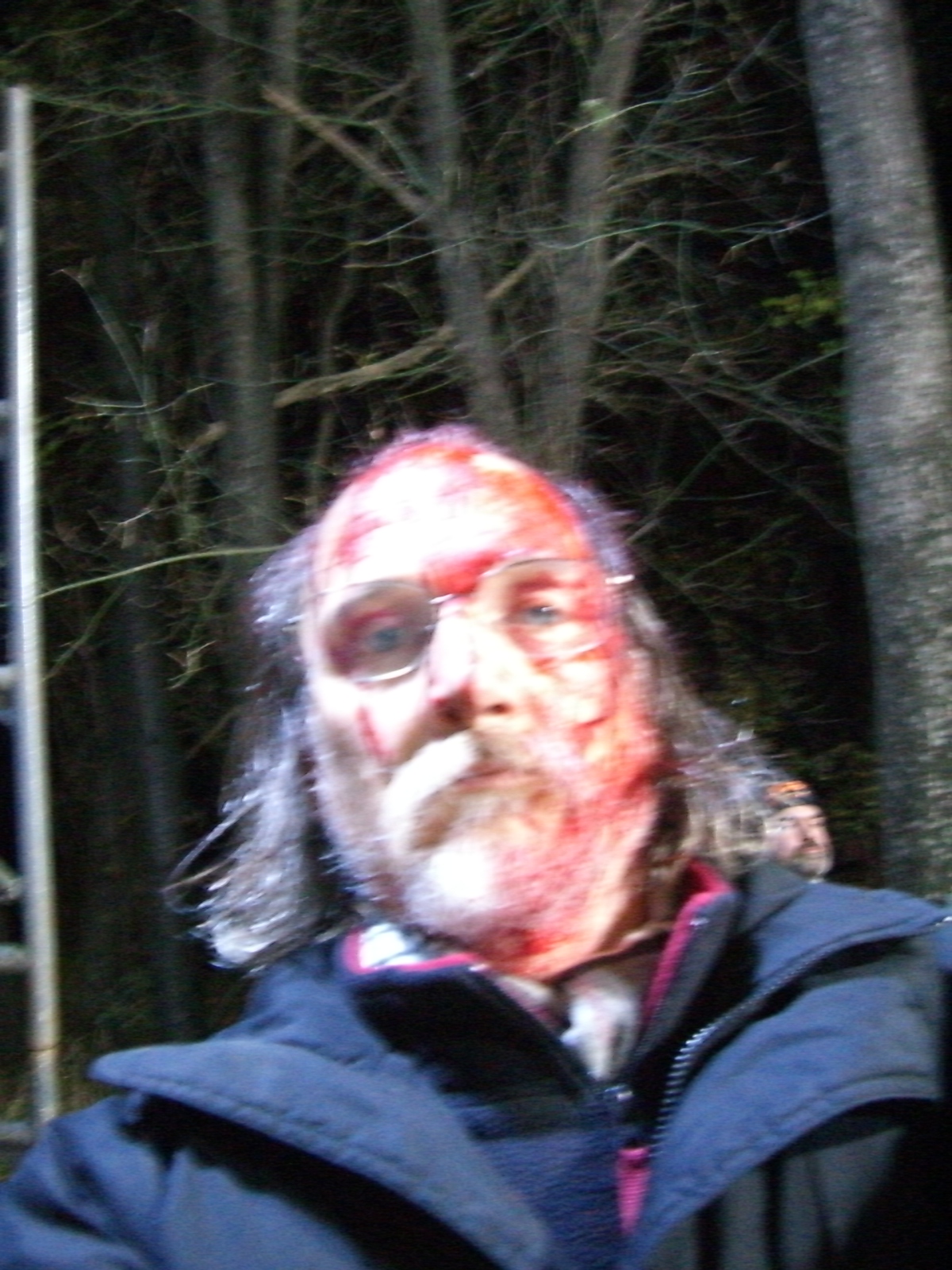 Selfie of M. Steven Felty on location for Headless Horseman.