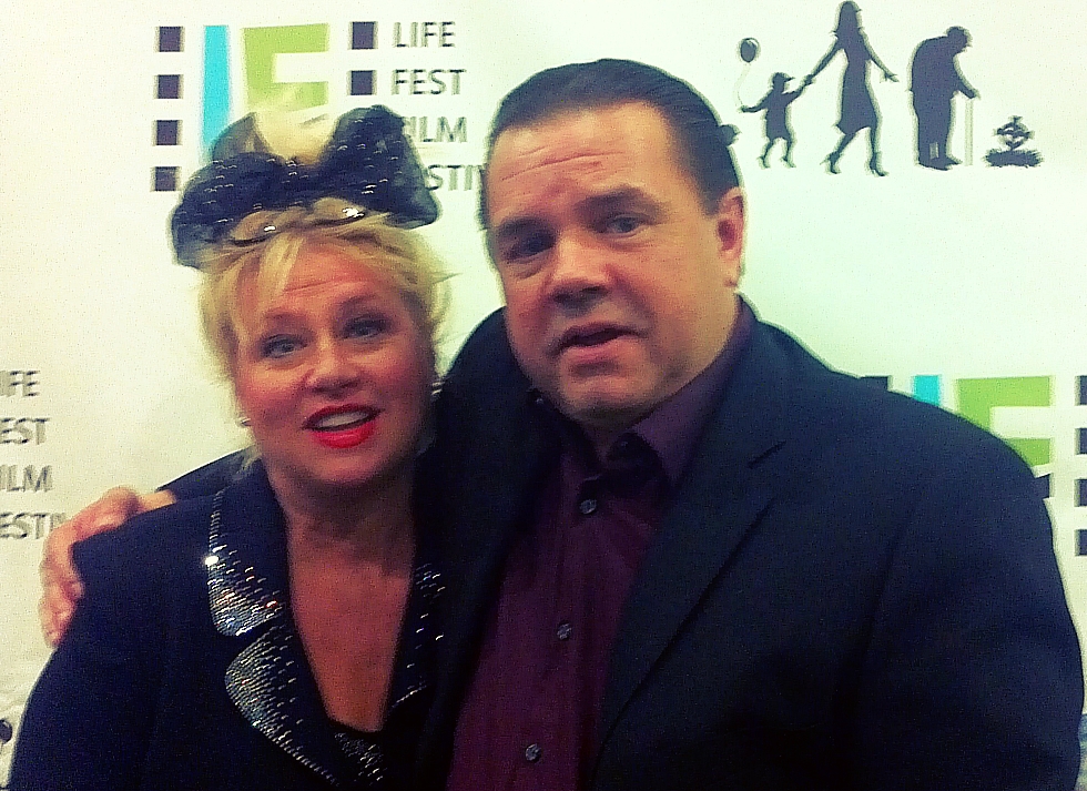 Victoria Jackson (Saturday Night Live Alumni) and Nick Fenske (Carry On)at the 2012 Life Fest Film Festival in Los Angeles.