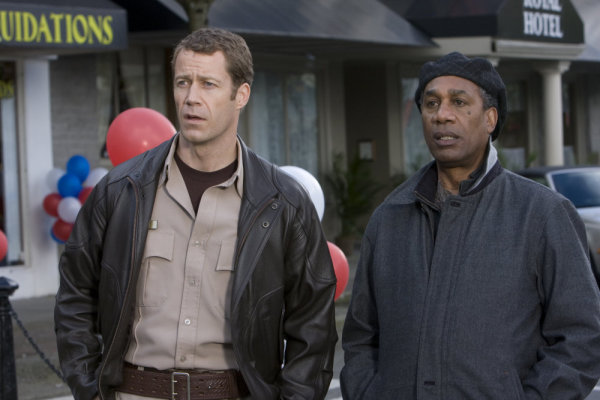 Still of Colin Ferguson and Joe Morton in Eureka (2006)