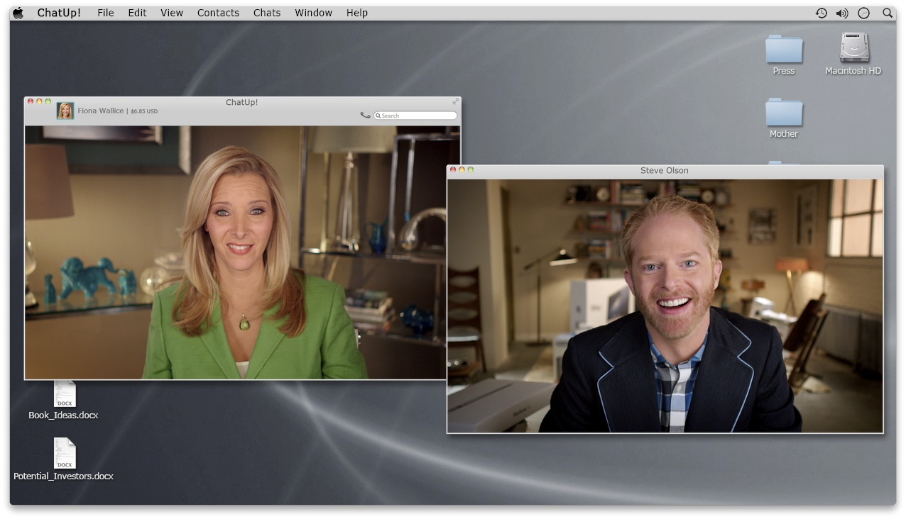 Still of Lisa Kudrow and Jesse Tyler Ferguson in Web Therapy (2011)