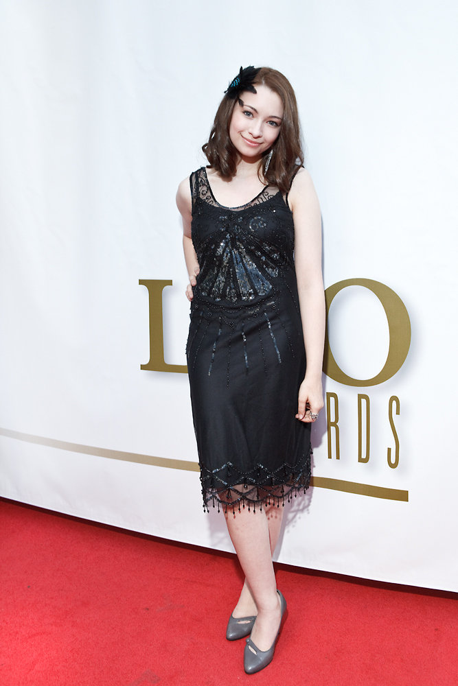 Jodelle Ferland on 2011 Leo Awards Red Carpet.