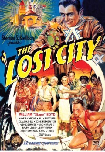 William 'Stage' Boyd, Claudia Dell, Eddie Fetherston, Kane Richmond and Josef Swickard in The Lost City (1935)