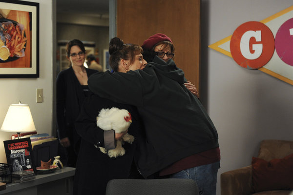 Still of Susan Sarandon, Tina Fey and Judah Friedlander in 30 Rock (2006)