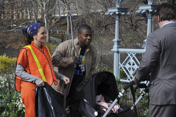 Still of Alec Baldwin, Tina Fey and Tracy Jordan in 30 Rock (2006)