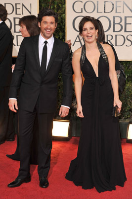 Patrick Dempsey and Tina Fey at event of The 66th Annual Golden Globe Awards (2009)