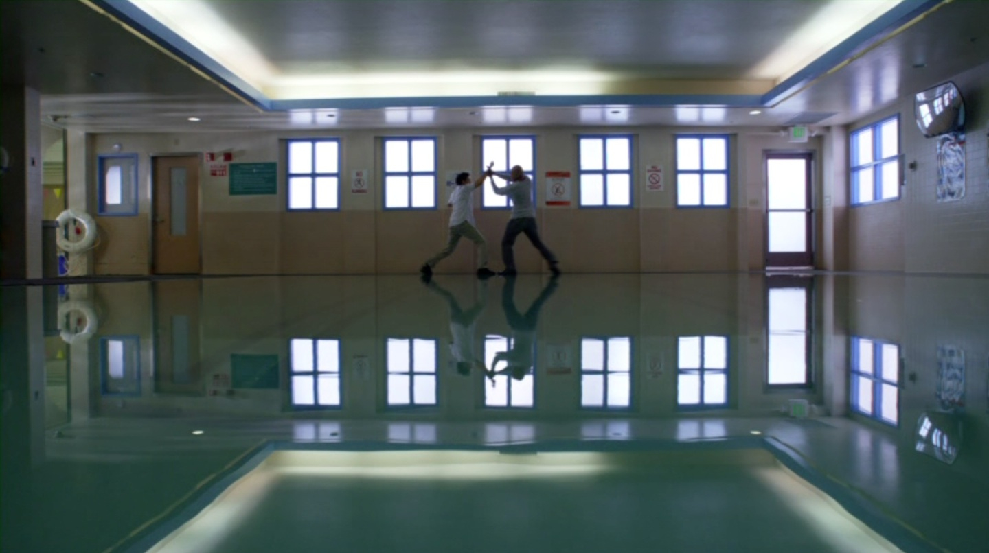 NCIS:LA - Walking on Water- fight at YMCA dressed