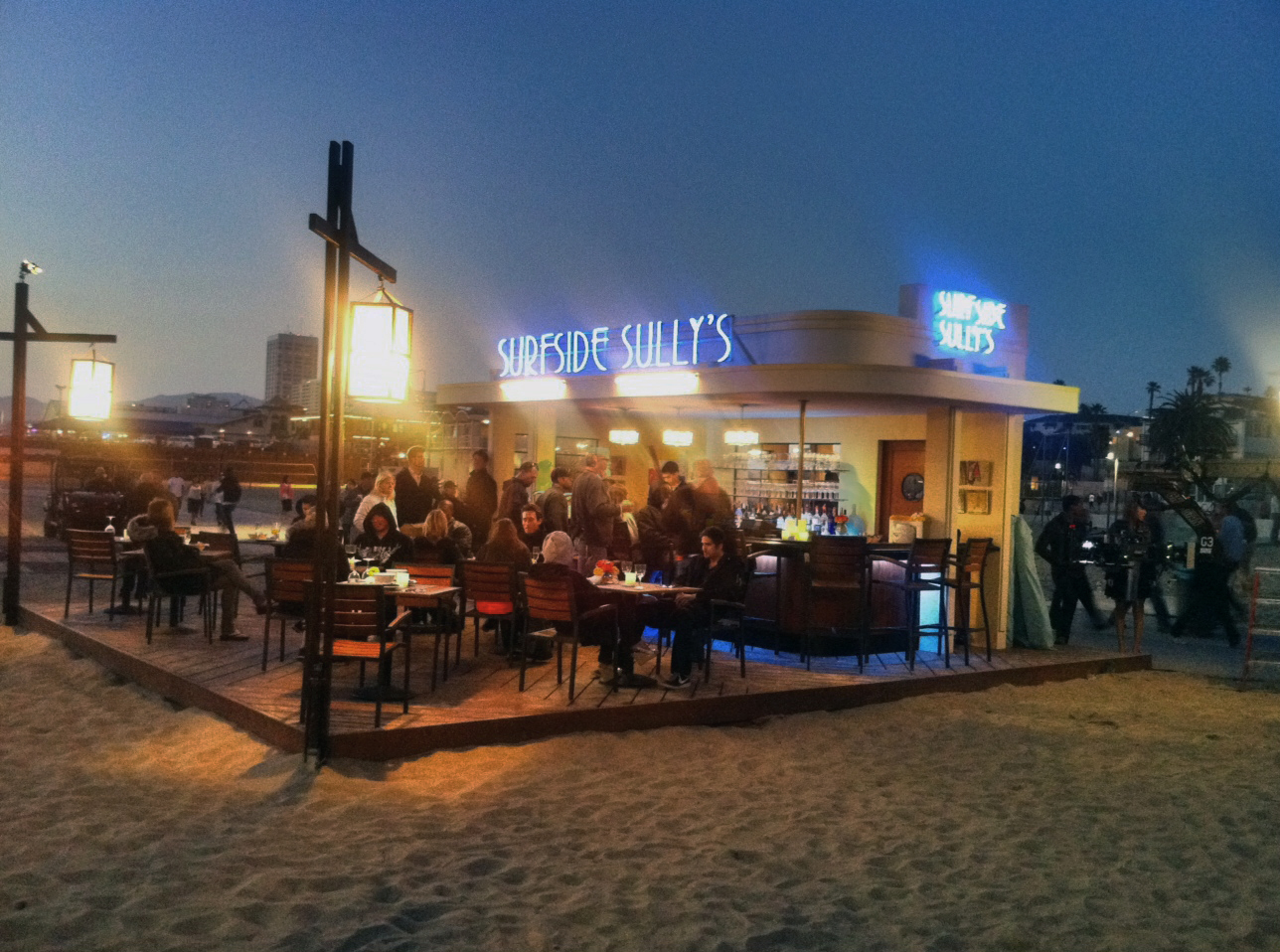 NCIS:LA - Restaurant created and built on the beach in Santa Monica