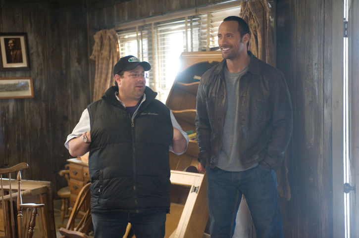 Still of Andy Fickman and Dwayne Johnson in Race to Witch Mountain (2009)
