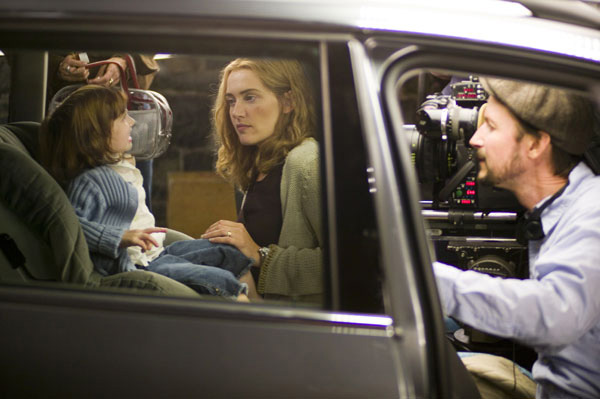 Sadie Mae Goldstein & Kate Winslet being photographed by Todd Field for his film Little Children.