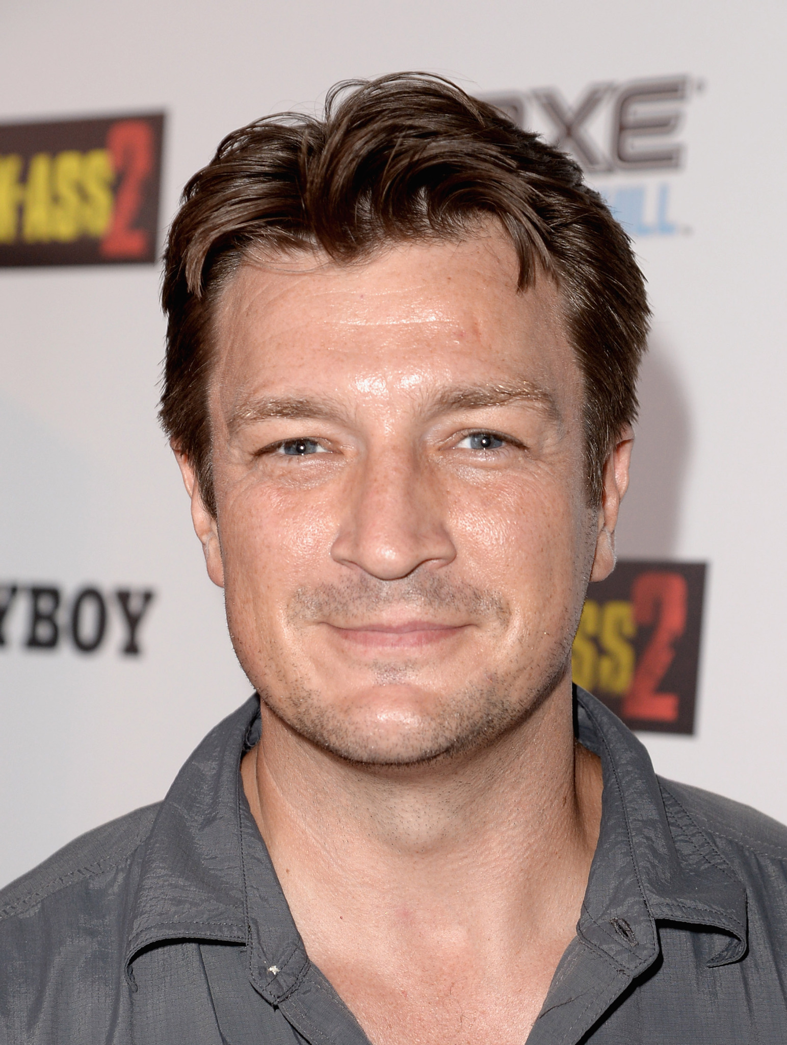 Nathan Fillion at event of Smugis zemiau juostos (2013)