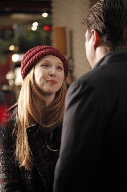 Still of Nathan Fillion and Molly C. Quinn in Kastlas (2009)