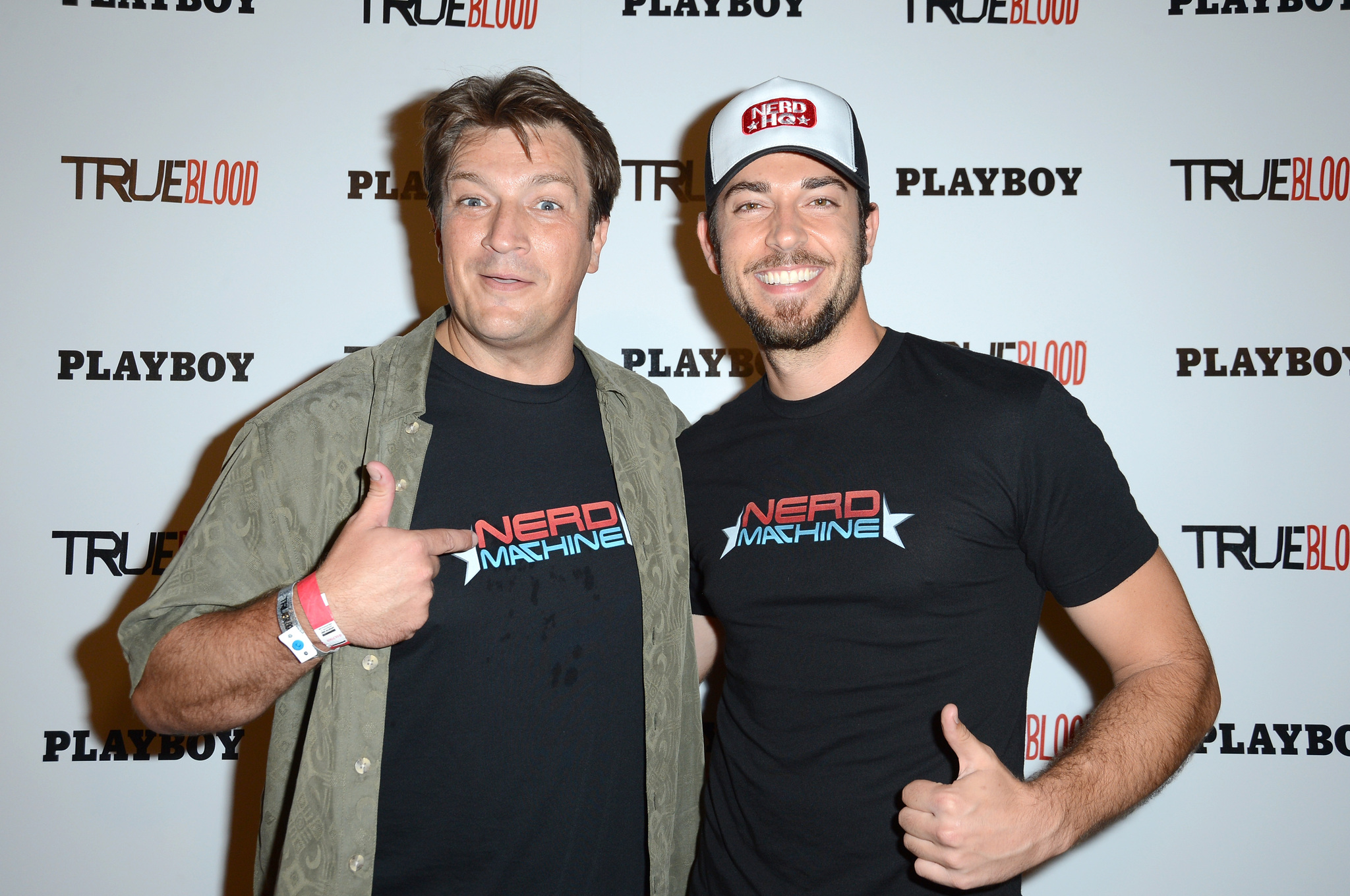 Nathan Fillion and Zachary Levi