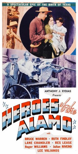 Ruth Findlay, Rex Lease and Bruce Warren in Heroes of the Alamo (1937)