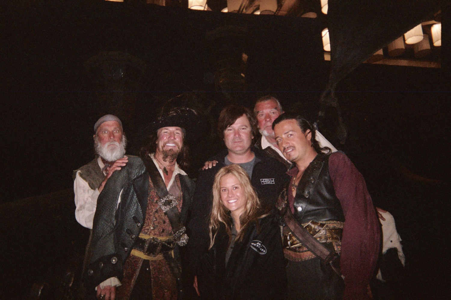 Pat Finerty with Director Gore Verbinski on the set of Disney's PIRATES OF THE CARIBBEAN 3