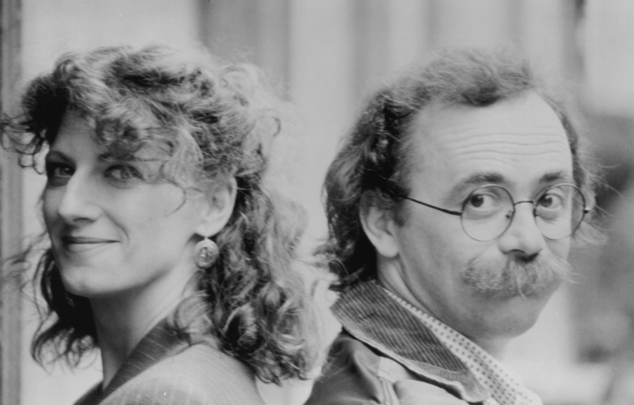 Still of Angela Finocchiaro and Maurizio Nichetti in Volere volare (1991)