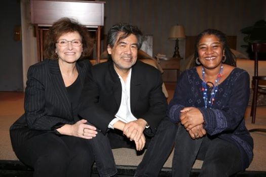 with Pulitzer and Tony nominated playwright David Henry Hwang and Pulitzer winner Lynn Nottage at Mentor Project Announcement Night