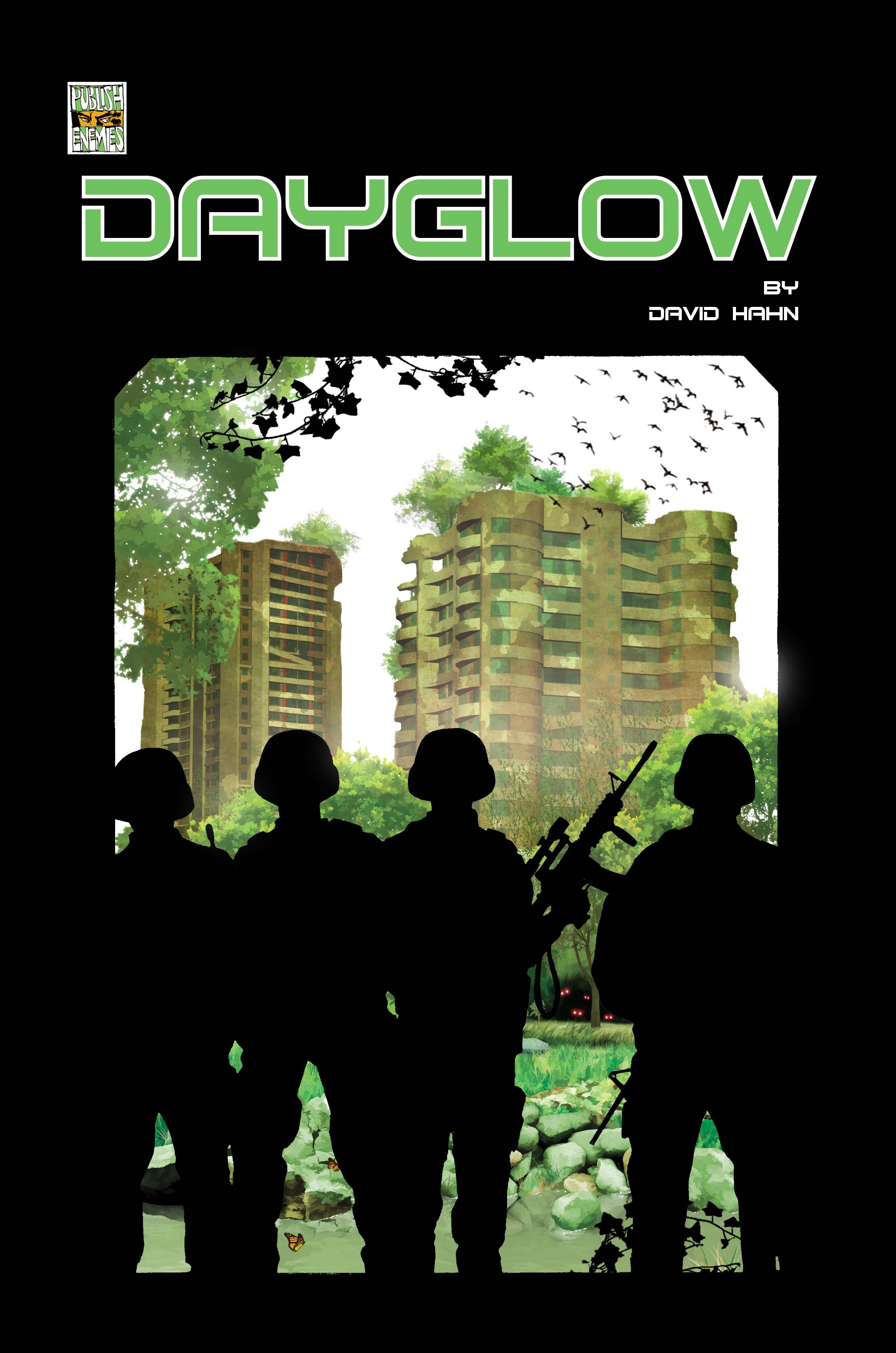 DayGlow #1 cover art from the comic book from Publish Enemies.