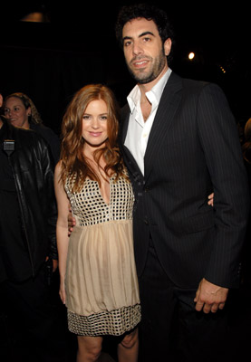 Sacha Baron Cohen and Isla Fisher