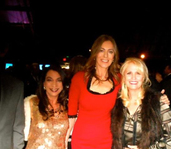 Entertainment Journalist Hillary Atkin, Director Katherine Bigelow and Producer Mo Fitzgibbon at the Critics' Choice Movie Awards.