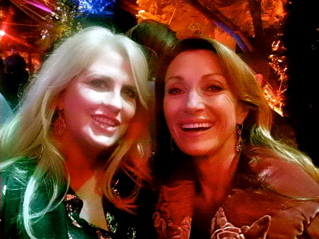 QVC Party - Producer Mo Fitzgibbon and Actress Jane Seymour