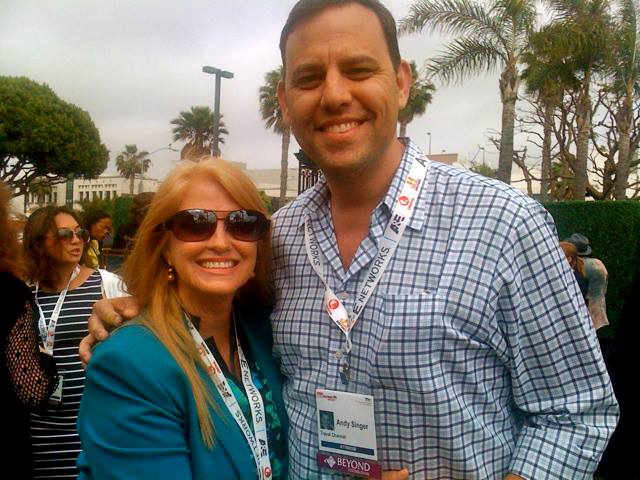 Producer Mo Fitzgibbon and Andy Singer, GM of Travel Channel.