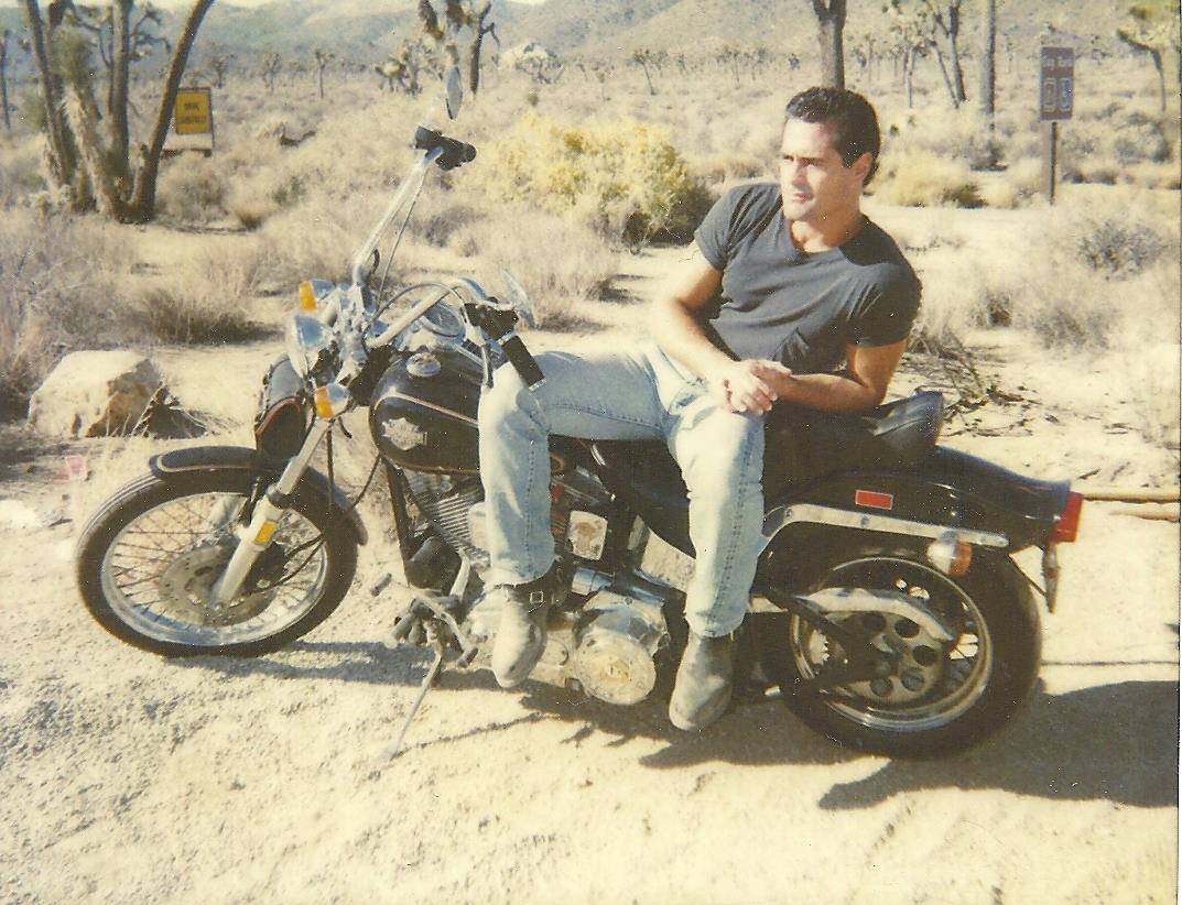 Jimmy in Death Valley waiting to shoot his scenes in the TV Series 