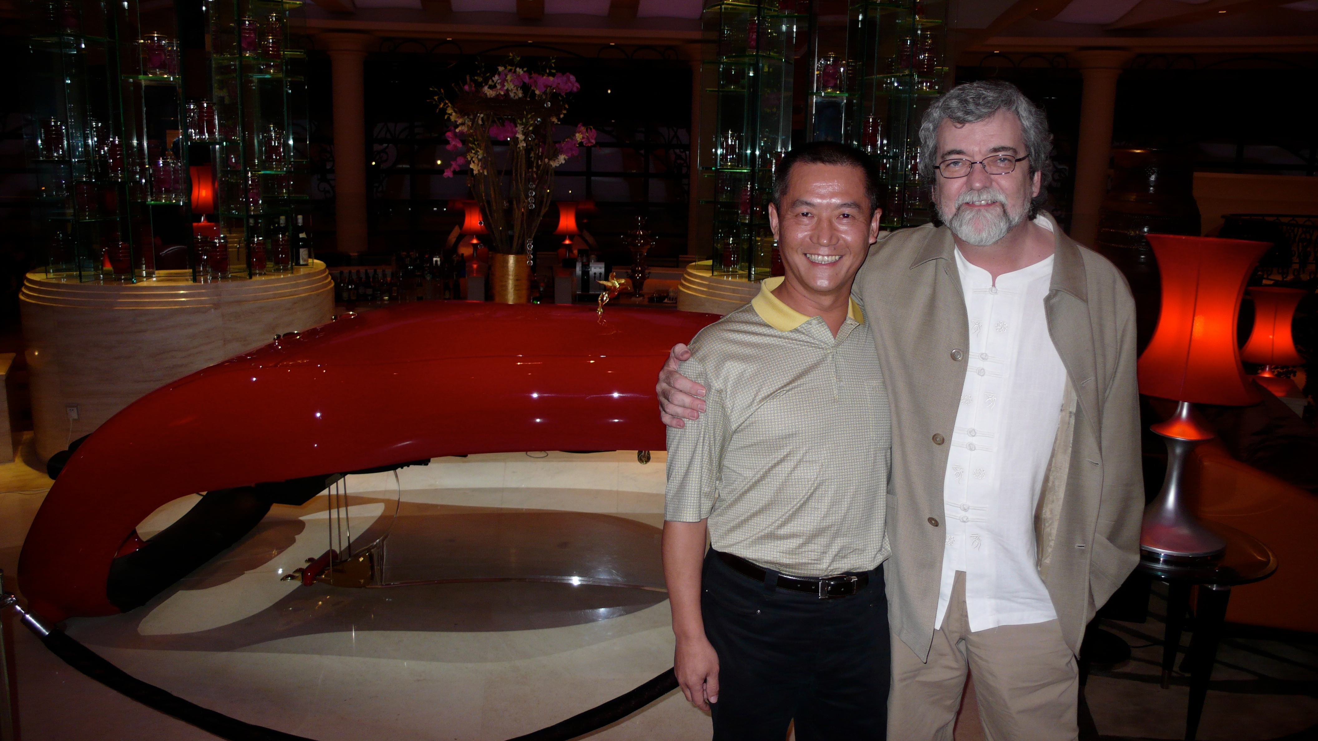 Fan Zheng, OCT China Minister of Culture with Daniel Flannery in Shenzhen China