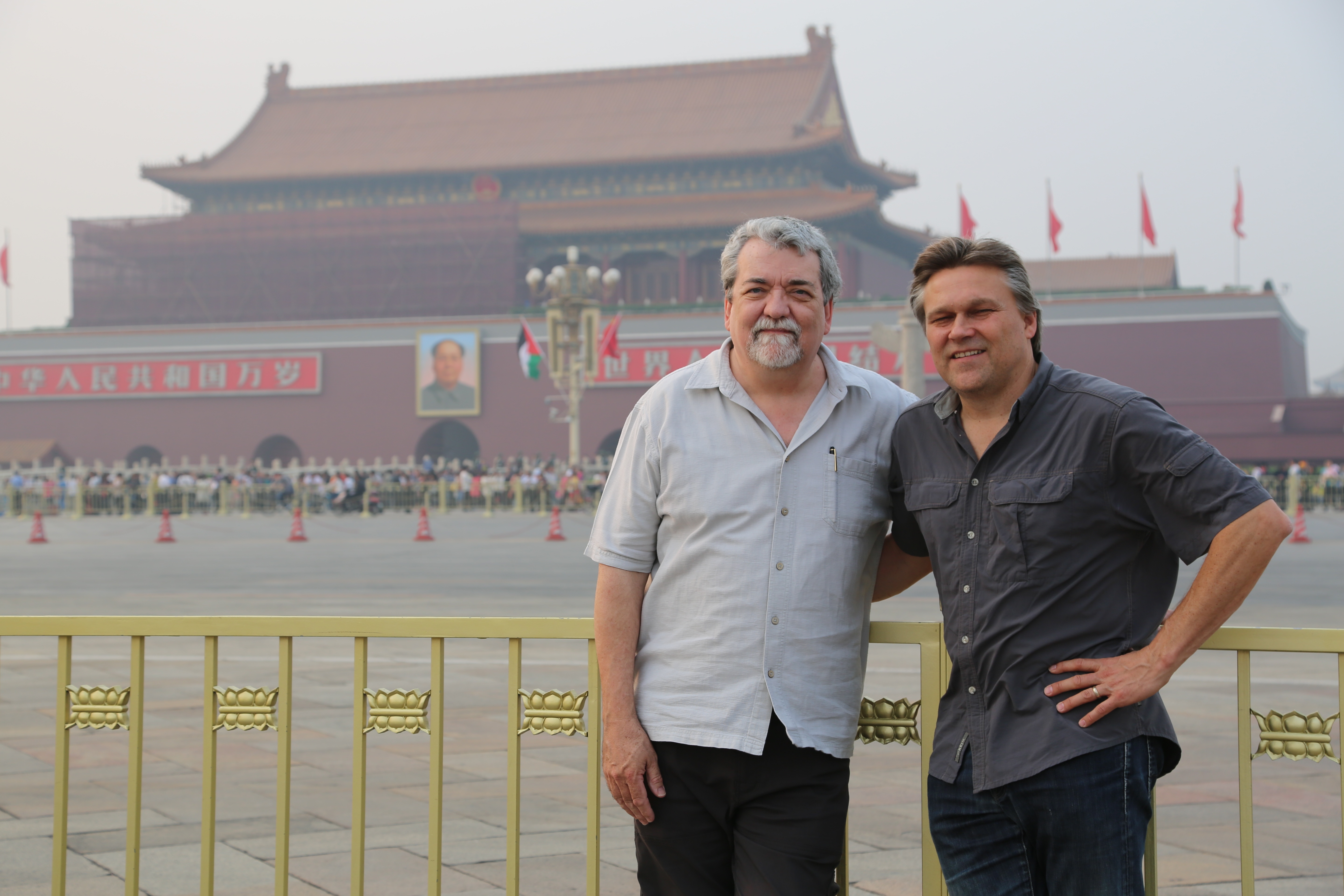 Daniel Flannery & Associate Roland Feuer in Beijing China