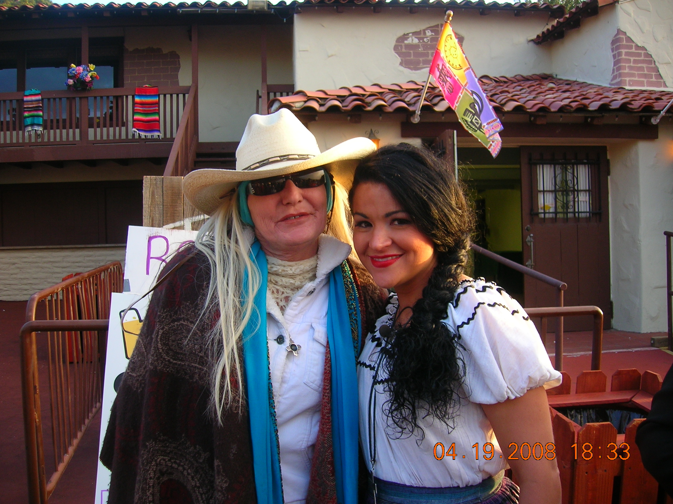 RAMONA AND THE ACTRESS 'RAMONA' AT THE WORLD FAMOUS 'RAMONA BOWL' IN HEMET CA. SPRING 2009