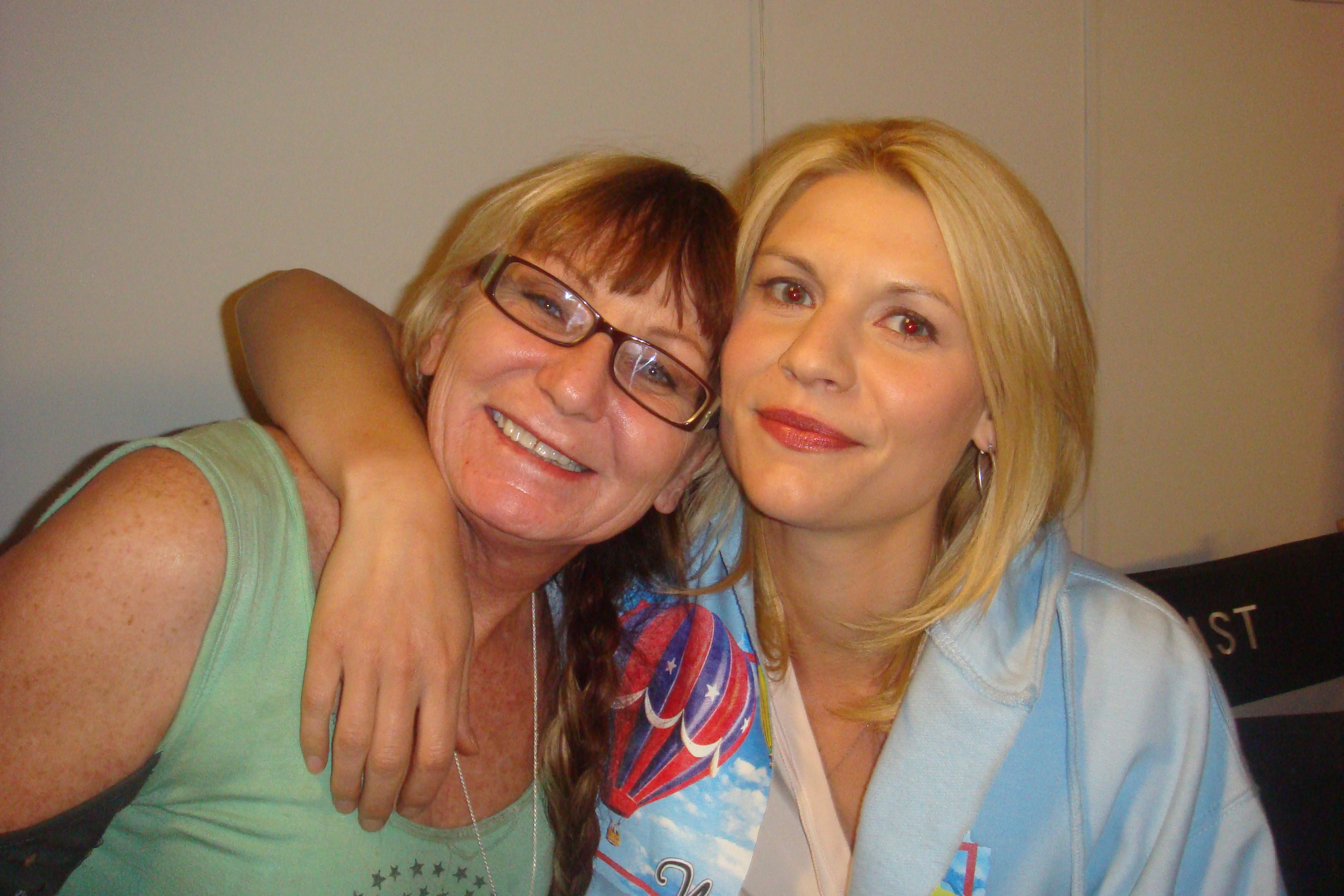 RAMONA AND CLAIRE DANES! ALBUQUERQUE SPRING 2011.LOVE ME SOME CLAIRE...OUR 2ND FILM TOGETHER...