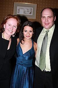 With Spring Awakening castmates Kate Burton and Lea Michelle