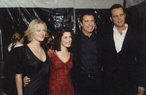 Susan Floyd with Teri Polo, John Travolta, and Vince Vaughn at the 