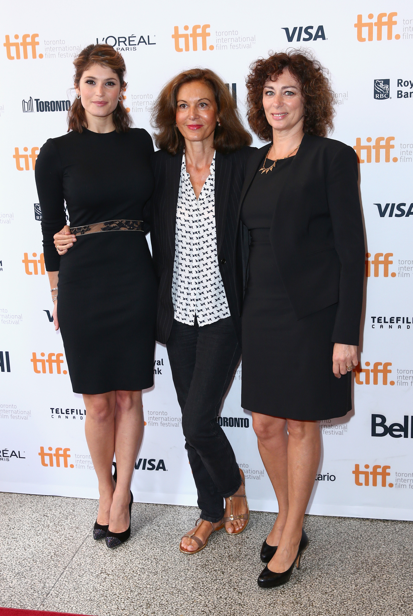 Isabelle Candelier, Anne Fontaine and Gemma Arterton at event of Gemma Bovery (2014)