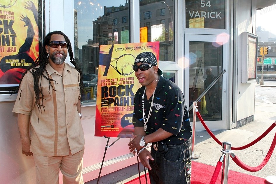 RTP Premiere NYC Tribeca Cinemas June 6th, 2008. DJ Kool Herc and Rapper/Actor Reginald Barshem Footman let their hair down.