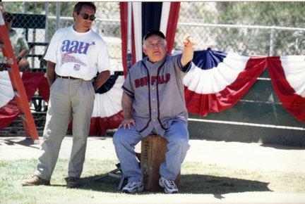 Julian Forbes and Ed Asner on Perfect Game. (2000)