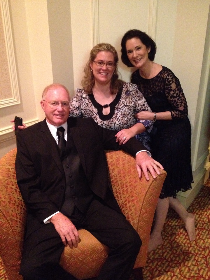 Deborah Smith Ford with husband Alton and oldest daughter Courtney at Jared and Alle Campbell's wedding in Atlanta, Ga.