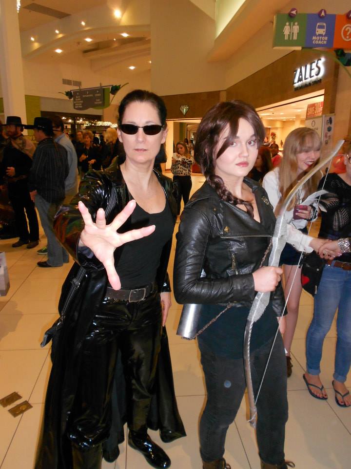 Ford as Trinity with Mattisen Thompson as Katniss of all places, a mall event associated with Sunburst Convention.