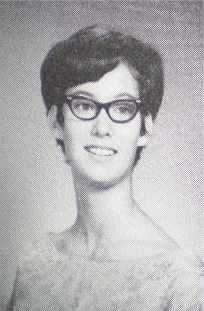 High school yearbook photo of Deborah Smith Ford