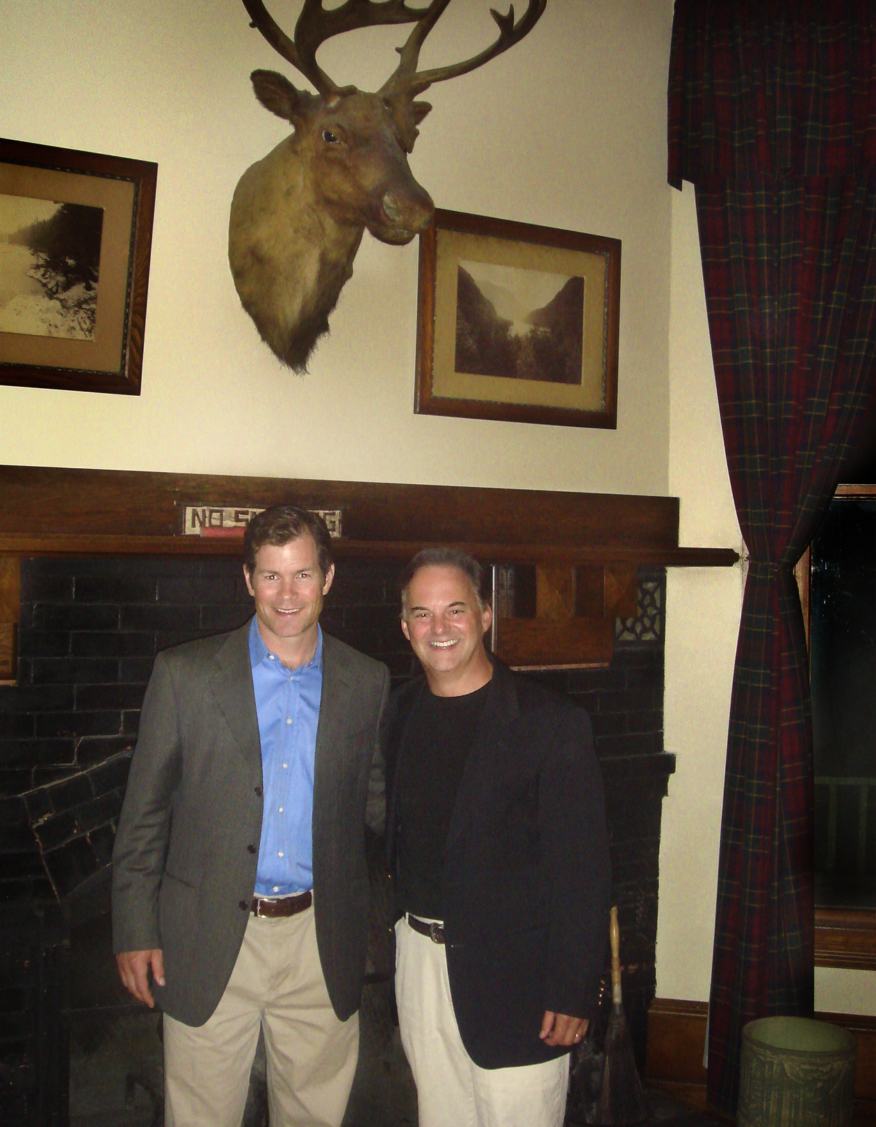 Mike Richter - 1994 Stanley Cup Champion Goal Keeper for The New York Rangers, 1996 Olympic Silver Medalist, 2002 World Cup Winner and Hall of Fame net minder with Rick Ford at The Ausable Club, St Huberts, NY