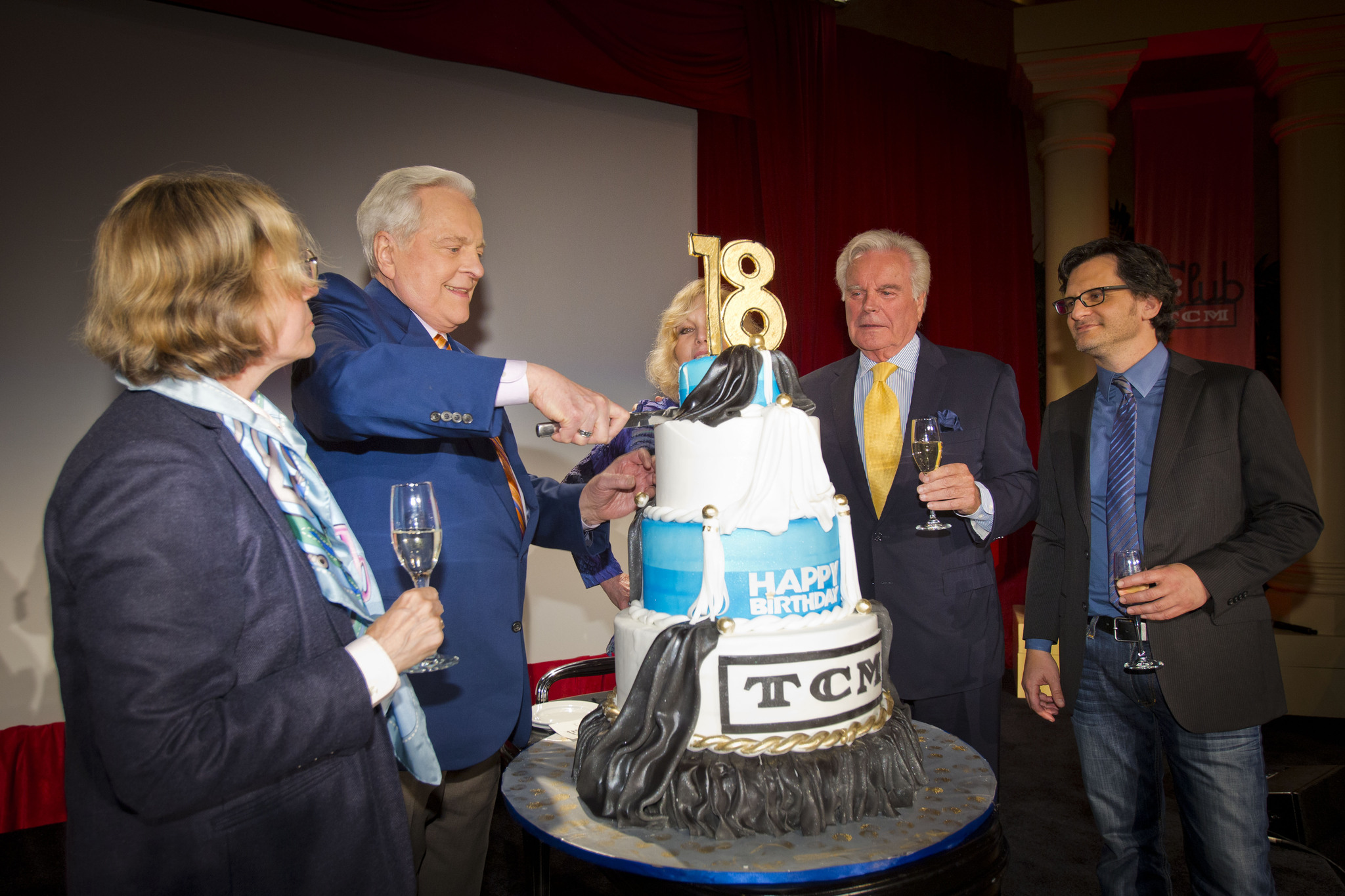 Robert Wagner, Alexa Foreman, Robert Osborne and Ben Mankiewicz