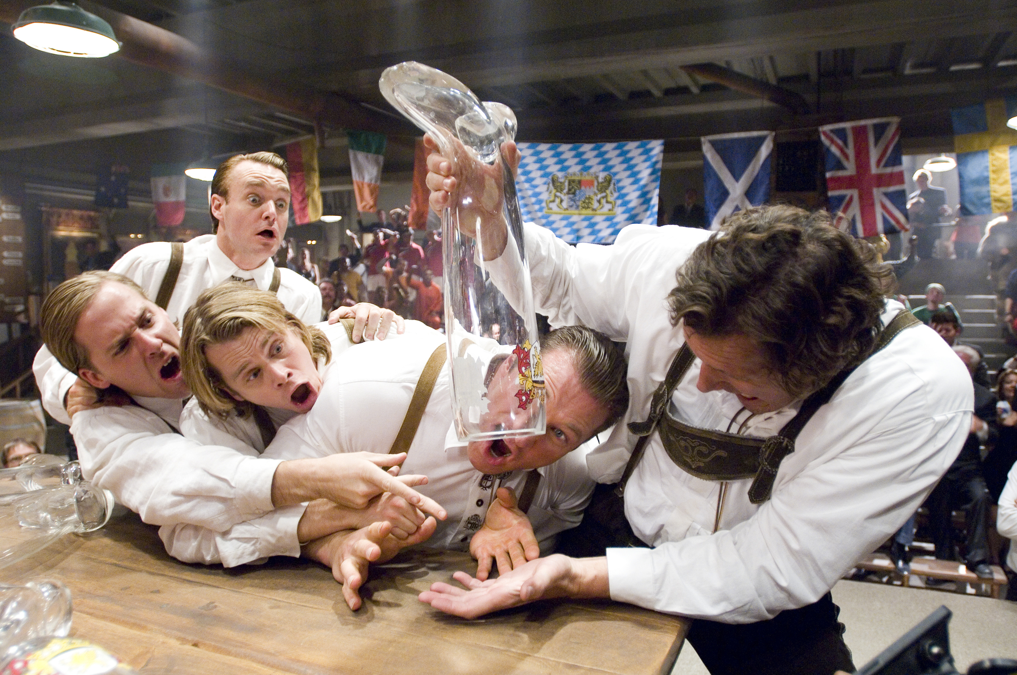 Still of Ralf Moeller, Nat Faxon, Will Forte, Eric Christian Olsen and Gunter Schlierkamp in Beerfest (2006)