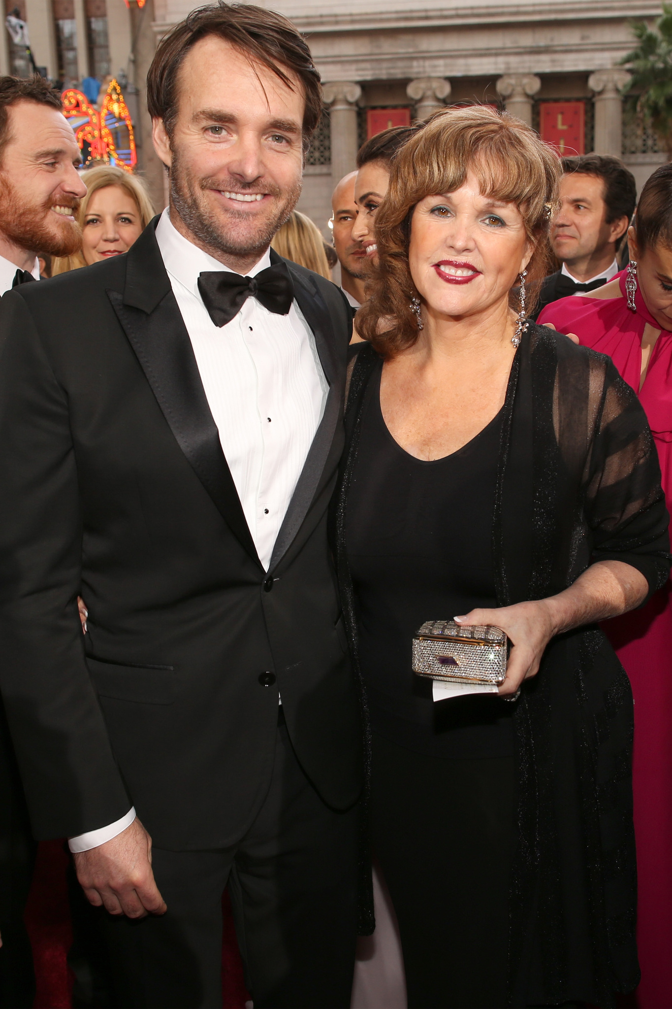 Actor Will Forte (L) and his mother Patricia Forte attend the Oscars at Hollywood & Highland Center on March 2, 2014 in Hollywood, California.
