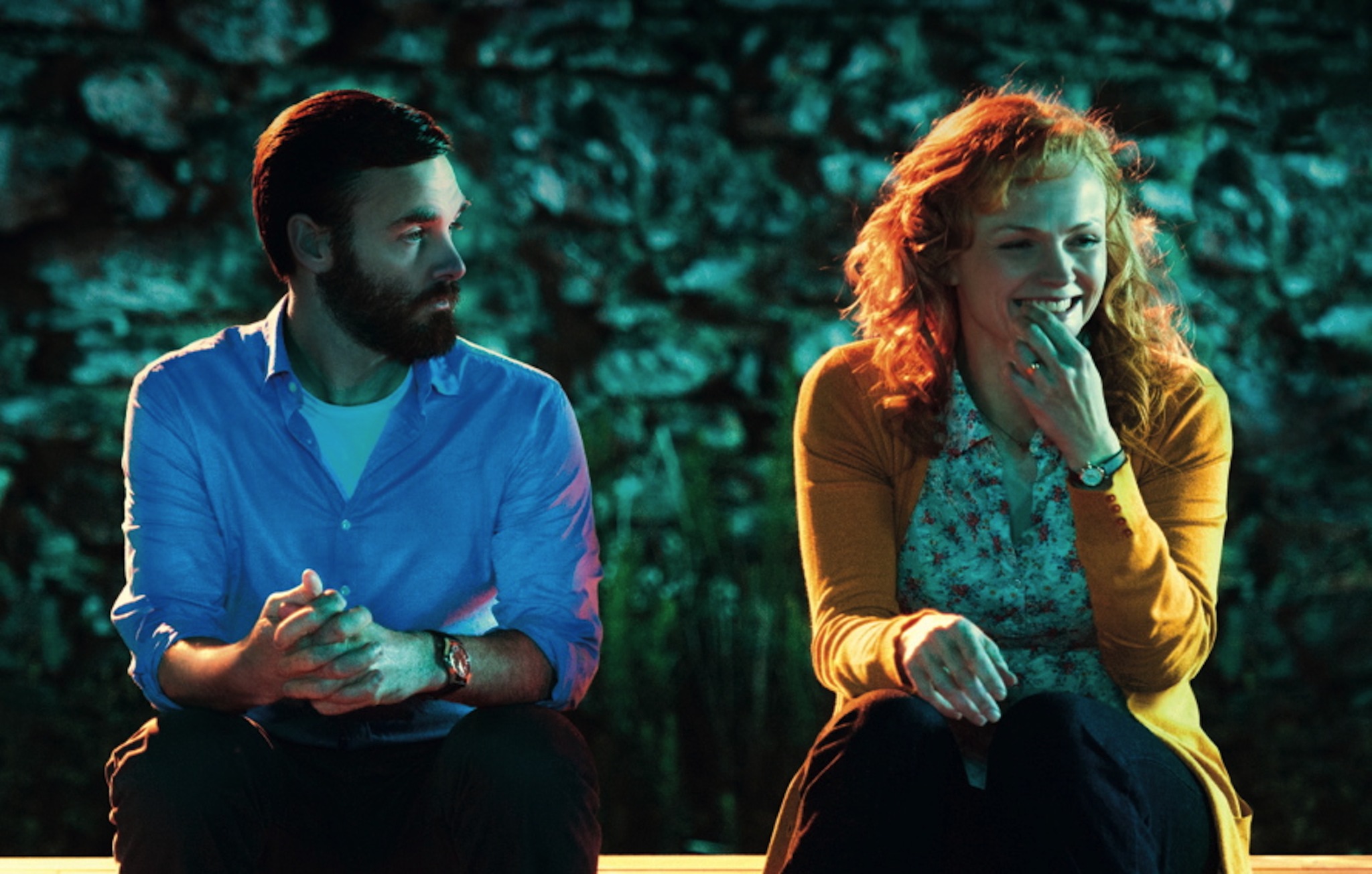 Still of Will Forte and Maxine Peake in Run & Jump (2013)