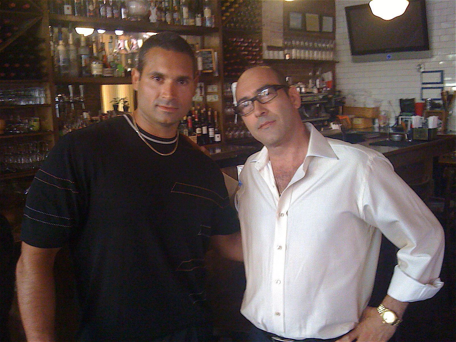 Still of Frank Fortunato and John Ventimiglia on White Collar