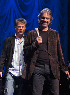 Andrea Bocelli and David Foster