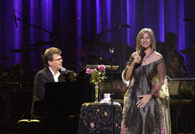 Barbra Streisand and David Foster