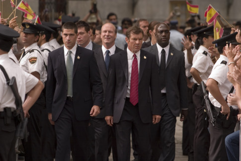 Still of William Hurt, Dennis Quaid and Matthew Fox in Vantage Point (2008)