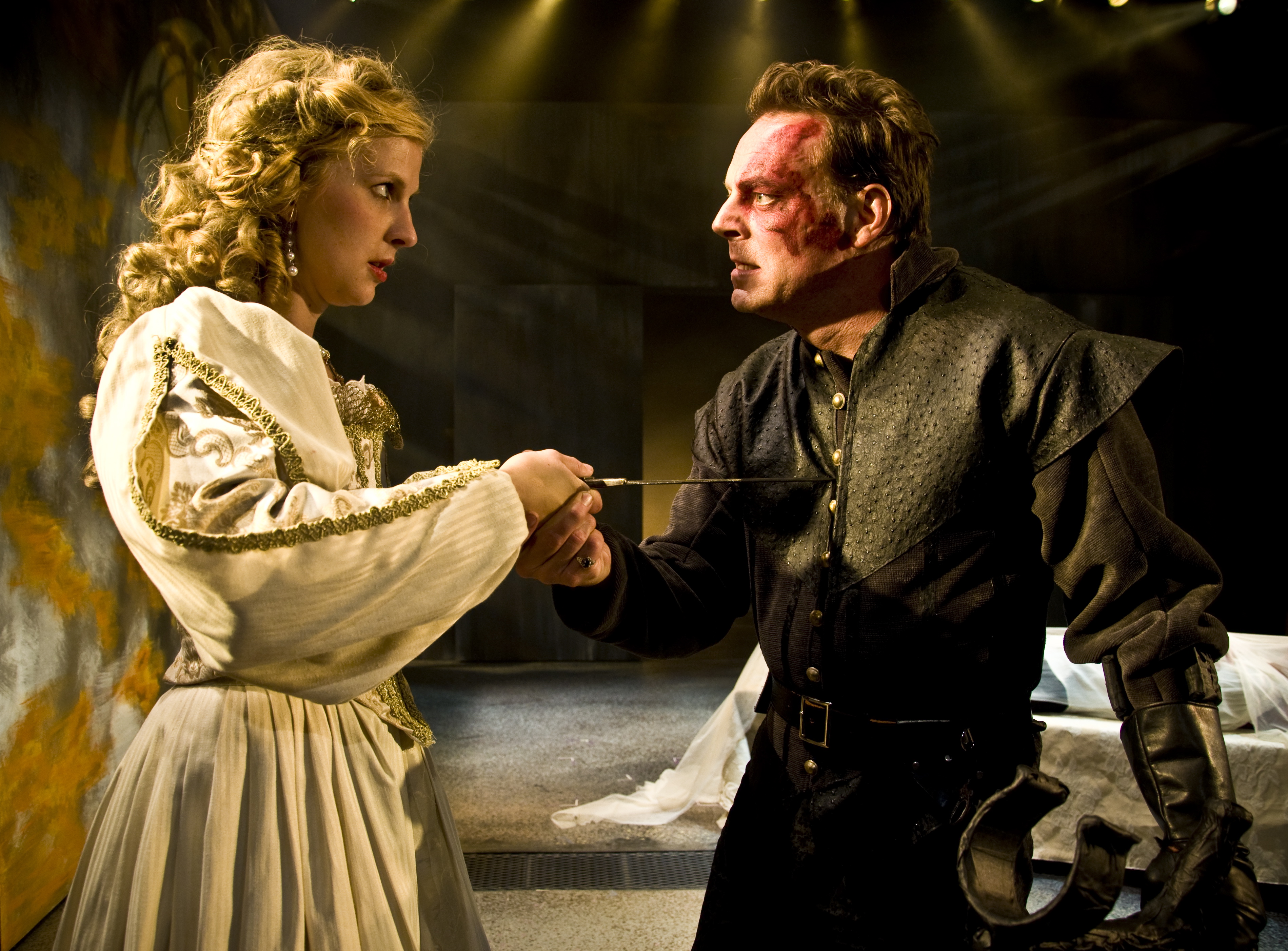 Bo Foxworth as Richard III in Southwest Shakespeare's production of Richard III