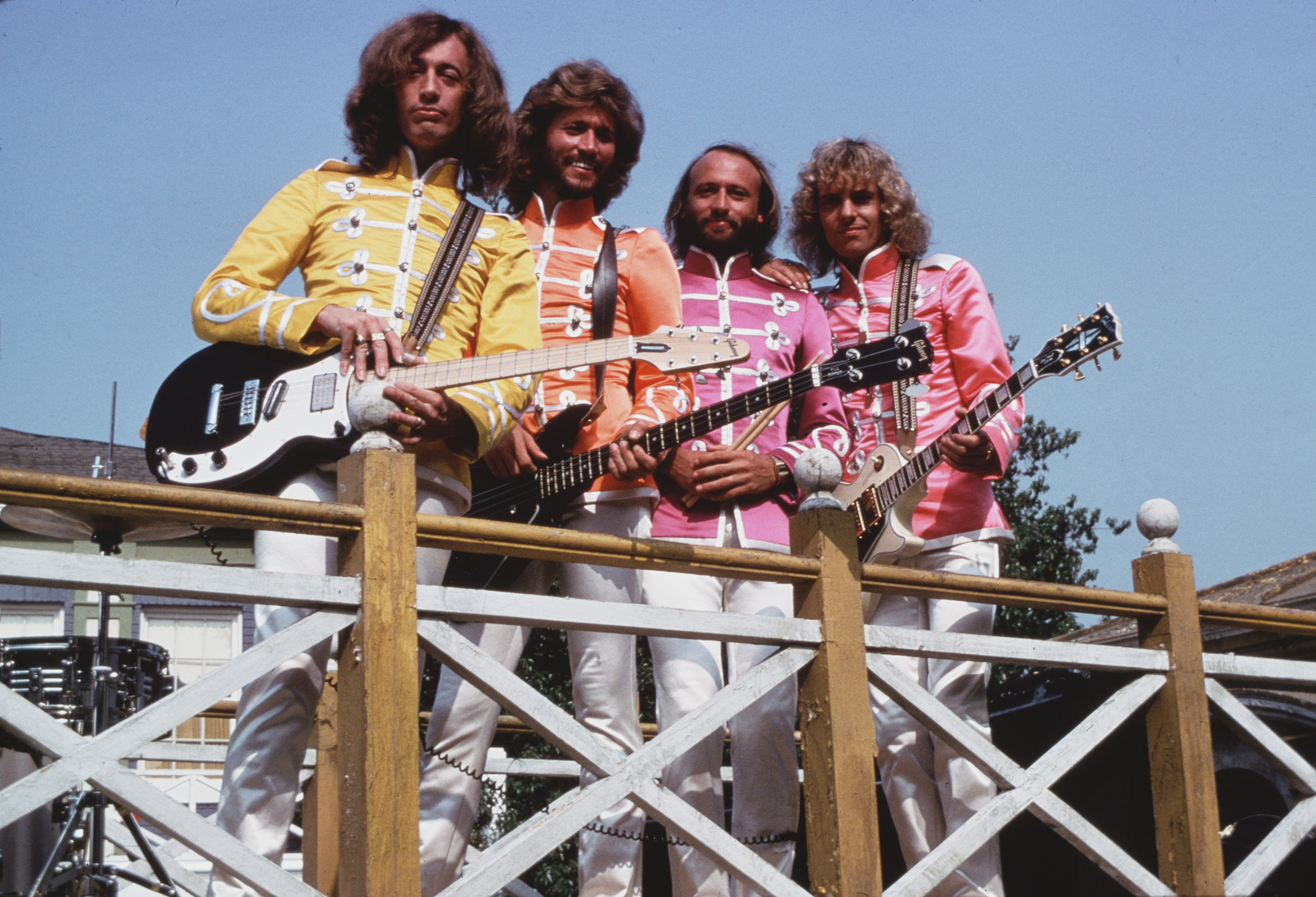 Still of Barry Gibb, Peter Frampton, Maurice Gibb and Robin Gibb in Sgt. Pepper's Lonely Hearts Club Band (1978)